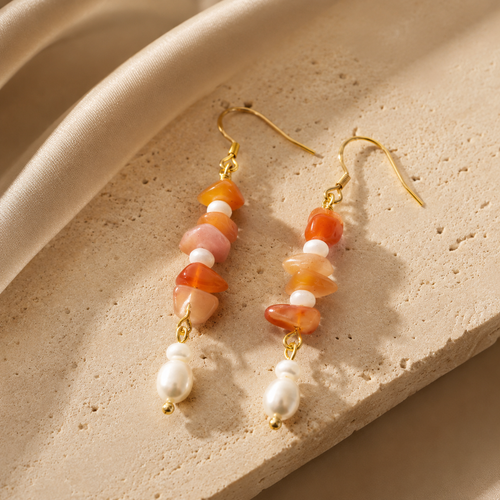 Amber Bloom Earrings